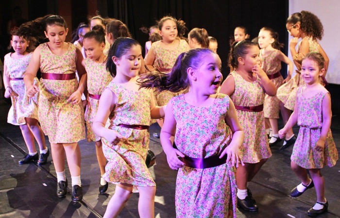 Alunos do IFV durante o espetáculo ‘Memorias’, de 2022